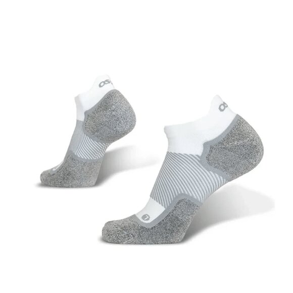 OS1st WIDE Wellness Performance Socks | No Show White - Picture 1 of 3